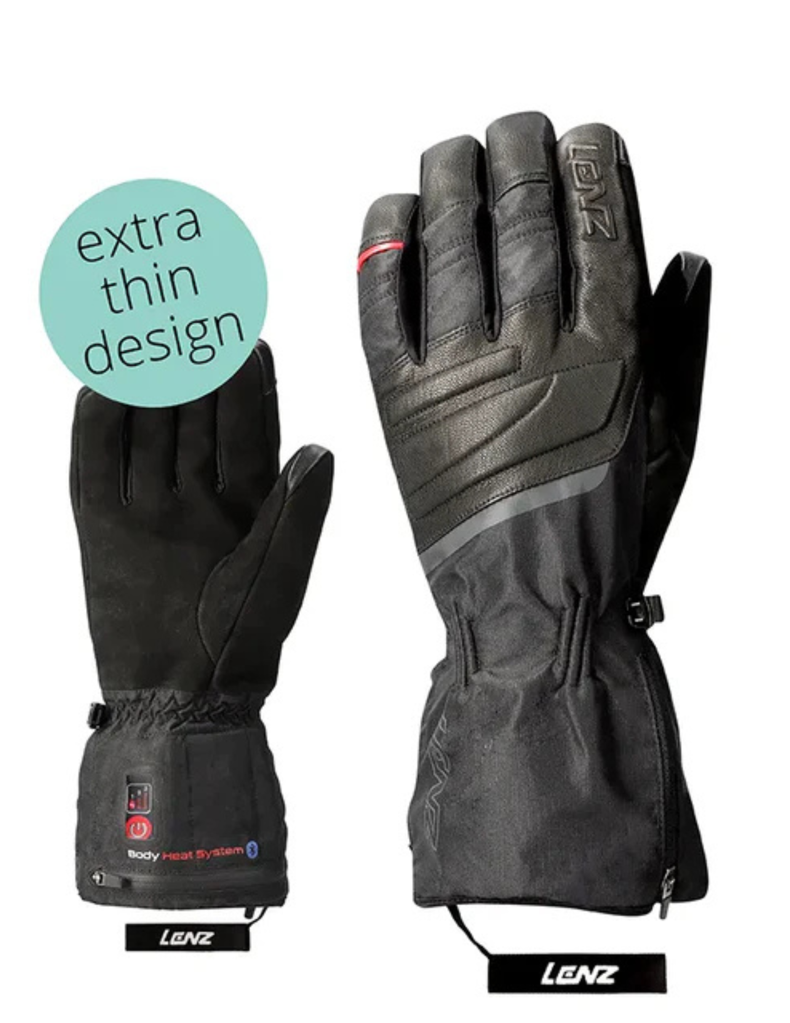 Gants Chauffants Lenz Heat Glove 6.0 Finger Cap Urban Line Unisexe (sans batteries)