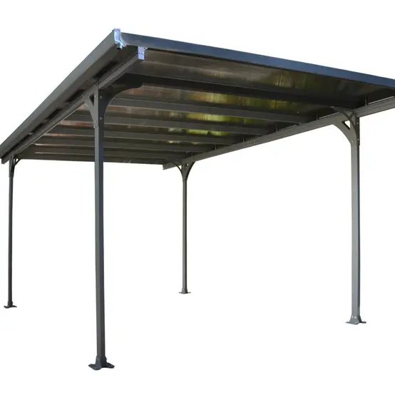 Carport polycarbonate aluminium gris anthracite – PALRAM