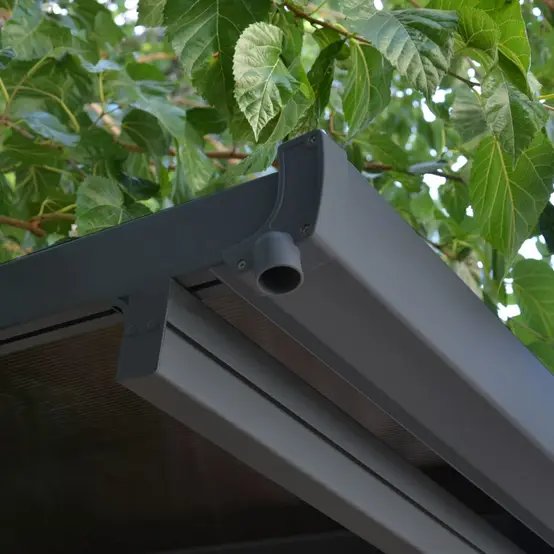 Carport polycarbonate aluminium gris anthracite – PALRAM photo 6