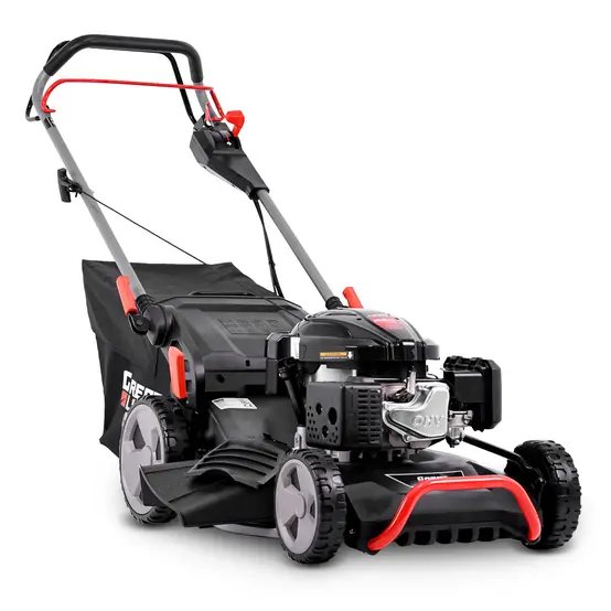 Tondeuse thermique tractée 196CC, mulching et éjection latérale