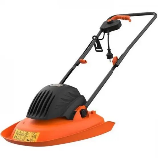 Tondeuse a Gazon   électrique sur coussin d'air 1200W 30cm de coupe BLACK+DECKER BEMWH551-QS - 6 lames, 3 réglages de hauteur de coupe