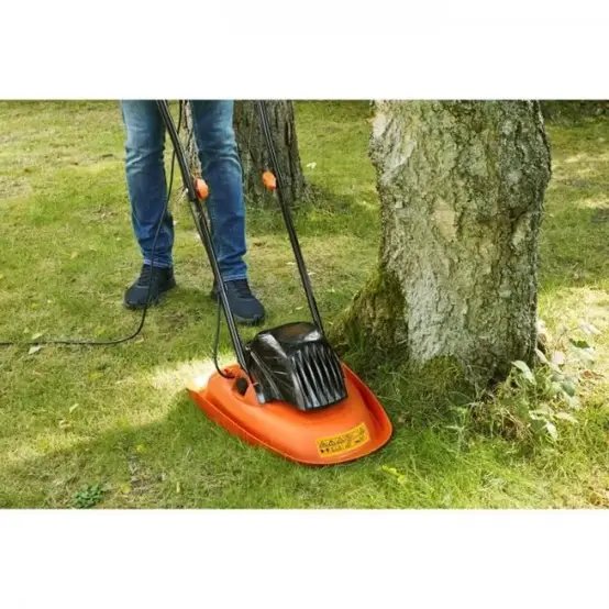 Tondeuse a Gazon   électrique sur coussin d'air 1200W 30cm de coupe BLACK+DECKER BEMWH551-QS - 6 lames, 3 réglages de hauteur de coupe photo 2