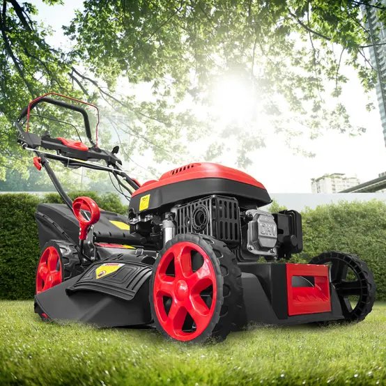 Tondeuse thermique autotractée 173cc - 50.6cm avec démarrage électrique -mulching - éjection latérale - Elem Garden photo 5