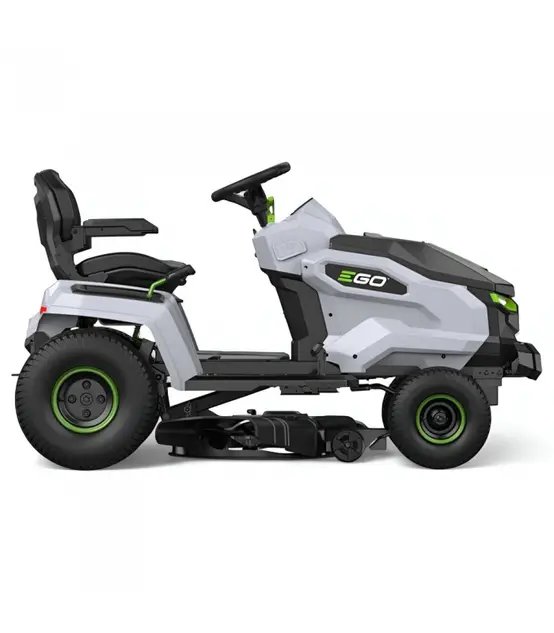 Tondeuse électrique autoportée avec pack batteries 15 Ah et chargeur mural, coupe mulching 107 cm - EGO TR4201E photo 7