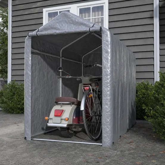Abri vélo extérieur PE 100 x 187 x 160 cm avec cadre acier galvanisé étanche UV - ComfortXL Outdoor Living photo 7