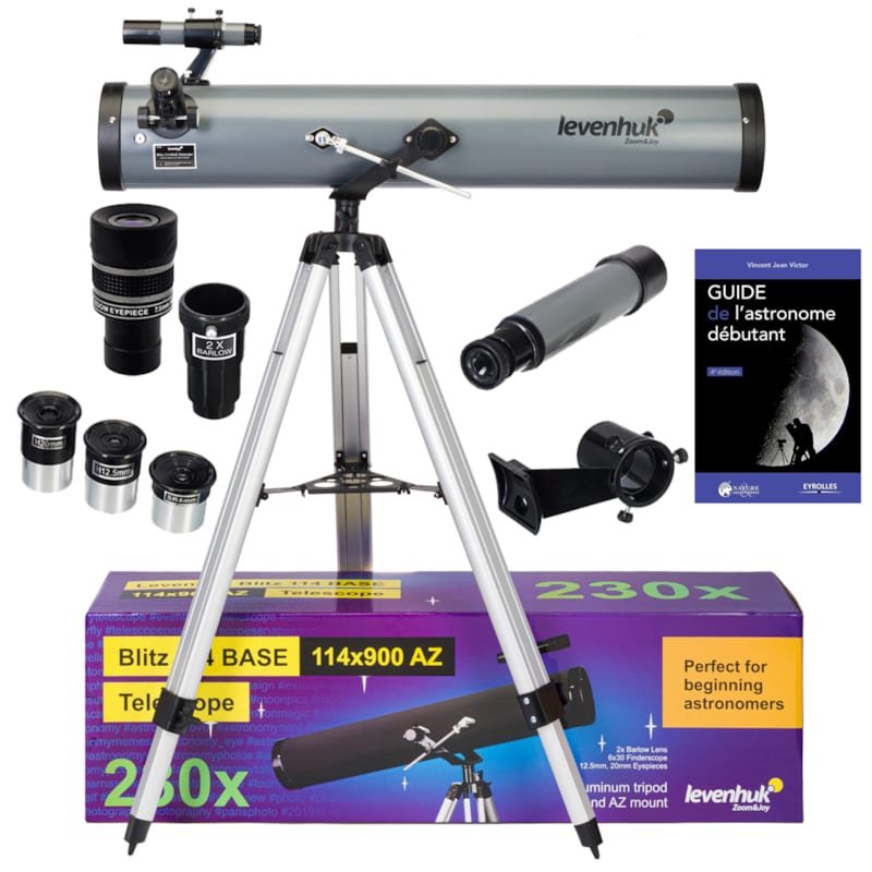 Télescope levenhuk blitz 114 base zoom