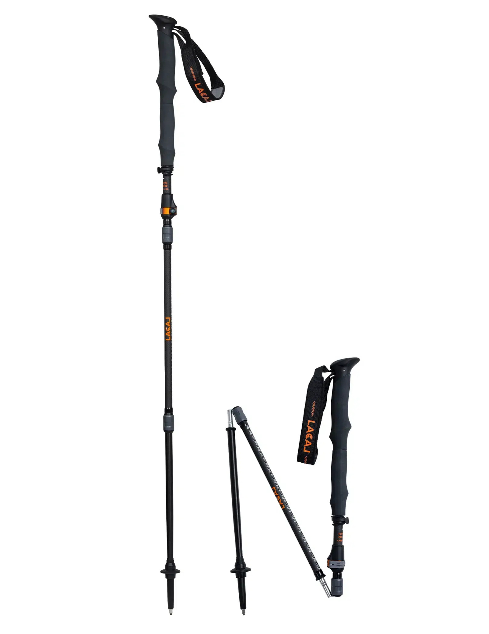 Bâtons de Randonnée Lacal Quick Stick Compact Carbon 135