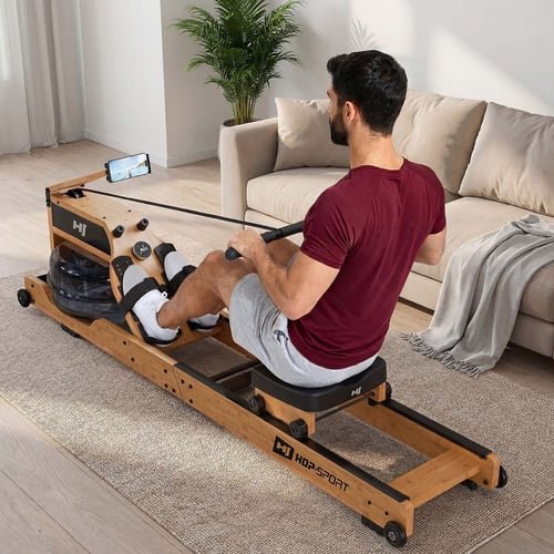 Rameur à eau en bois HS-200WR Aquen photo 6