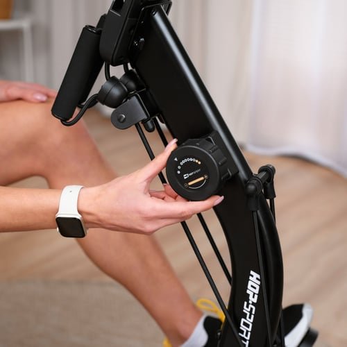 Vélo d’appartement semi-allongé HS-045L Volt Doré photo 5