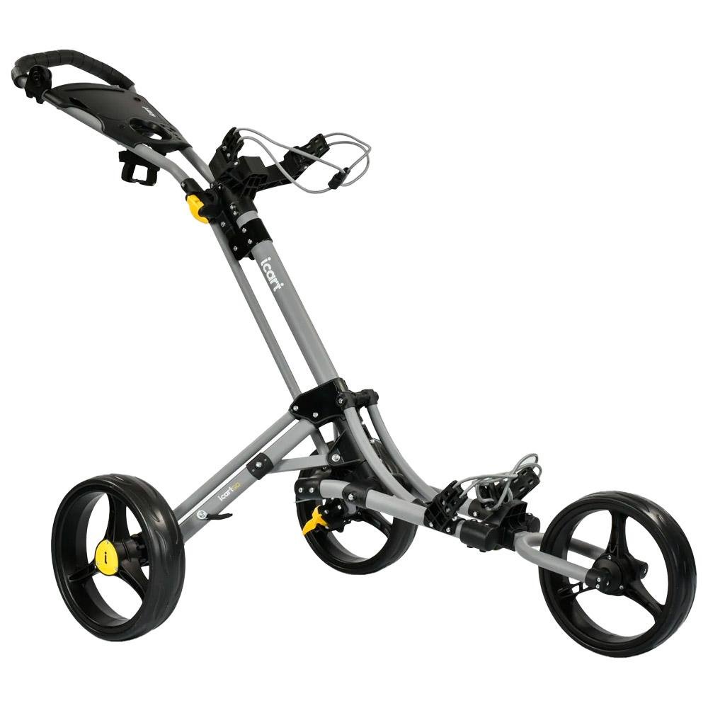 Chariot manuel 3 roues iCart Go - 3 Wheel Push Trolley Grey Black