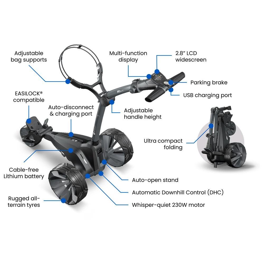 Chariot électrique MotoCaddy M1 DHC photo 7