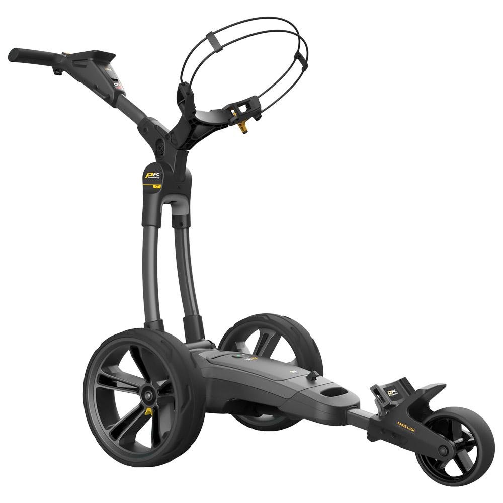 Chariot électrique Powakaddy CT10 EBS GPS Gun Metal