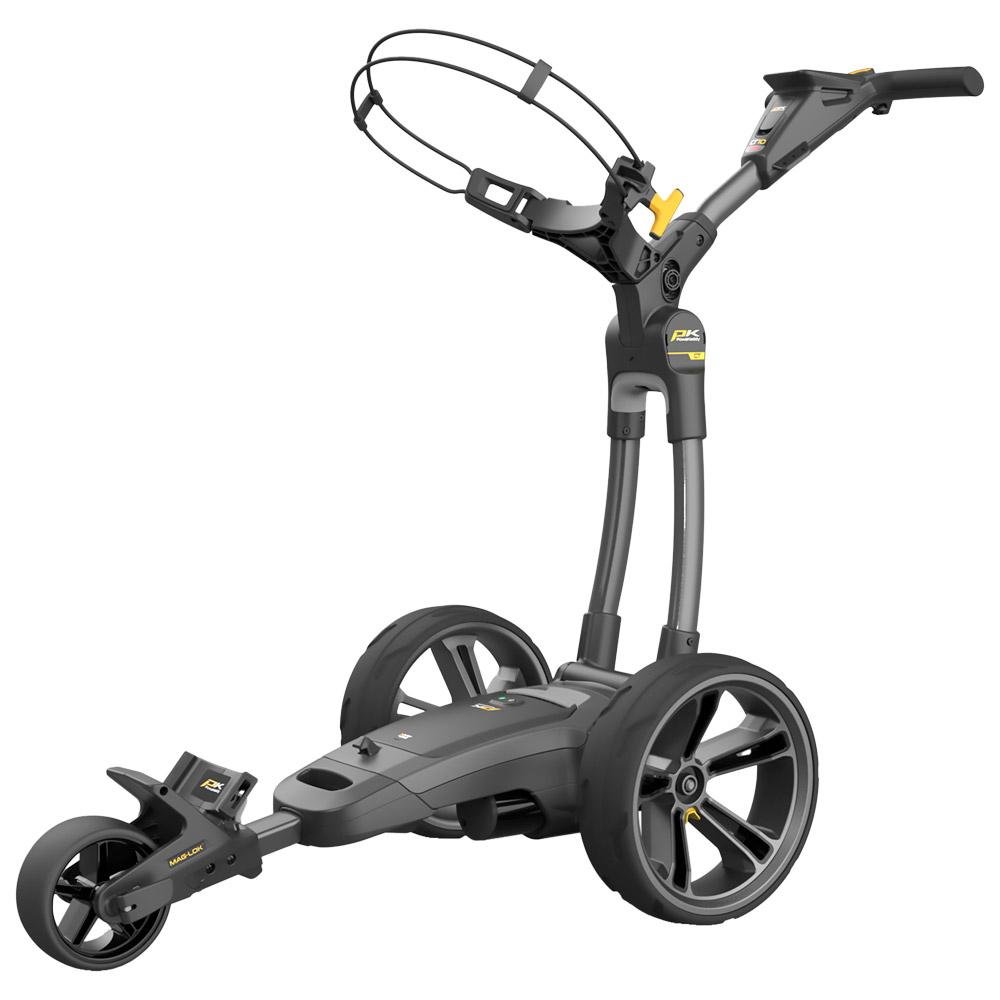 Chariot électrique Powakaddy CT10 EBS GPS Gun Metal photo 3